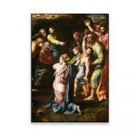 Klassikalise &otilde;limaali plakat Kristuse muutmise tr&uuml;kised Raffaello Santi l&otilde;uendimaal galerii kaunistamiseks koduks 21x30 No Frame