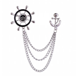 1 TK Rool Ankur Prossid Luksuslik Mood Meeste Tutt Kett Tsirkoon &Uuml;likond S&auml;rk M&auml;rg Prossid Ehted Aksessuaarid Kingitused kuld