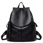 Br&auml;ndi Preppy Style nahast kooli seljakott &otilde;pilastele lihtsa disainiga naiste vabaaja p&auml;evakotid Mochila meeste &otilde;lakott L33cmH36cmW16cm must