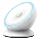 H&auml;mardatav PIR liikumisanduriga LED-&ouml;&ouml;valgusti 360-kraadise p&ouml;&ouml;rdega USB laetava kapi seinalamp valge