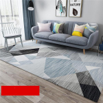 Moodne geomeetriliste mustritega vaip Lihtne pestav vaip libisemiskindel p&otilde;randavaip salongimati jaoks Kodu Magamistoa Elutoa vaip 120x160cm