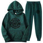 Fire Rescue Firefighter &uuml;hev&auml;rviline dressir&otilde;ivaste meeste komplekt uus vabaaja meeste kapuuts + p&uuml;ksid kaheosaline dressir&otilde;ivaste komplekt Unisex XXXL