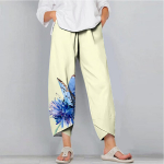 Meeste mood vabaaja p&uuml;ksid lahtised laiad s&auml;&auml;red t&ouml;&ouml;riided tasku liblikas lehvitav lilletr&uuml;kk XS