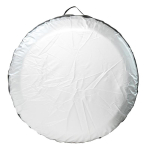 Universaalne 210D Oxfordi riidest automaasturi rehvikatte korpus, must h&otilde;bedase kattega veekindel rattakoti rehvi tagavara kate S-65x37cm white