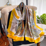 Kvaliteetsed luksuslikud siidist sallid peapael Sallid kaelasall naistele kett siidist sall naiste dekoratiivne sall 180*90cm