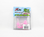 Zman Soft Lure LarvaZ 1,75 tolli 8 / Pack Pink Glow (4083)