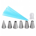 8 tk/komplekti silikoonglasuuri torustik koor kondiitritoodete koti otsikute komplekt isetegemise koogiotsikute komplekt koogiotsiku k&ouml;&ouml;k EVA sinine