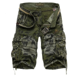 Suvised lahtised kamuflaažid 5-punktilised l&uuml;hikesed p&uuml;ksid Military Cool Denim kombinesoonid 29 roheline