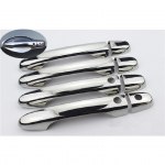 FUNDUOO For Honda CR-V CRV 2012 2013 2014 2015 New Chrome Door Handle Covers trim With Two Smart Entry Buttons Car