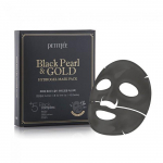 PETITFEE - Black Pearl & Gold Hydrogel Mask Pack 5tk