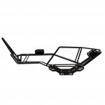 Metallist rullkorpuse &scaron;assii t&auml;istoru raami korpuse vahetus AXIAL SCX10 jaoks 90022 90027 1/10 kaugjuhtimispult must