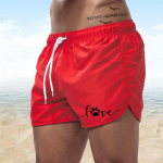 Meeste ujumisriided L&uuml;hikesed kuivavad rannap&uuml;ksid Seksikad ujumistrikoo suvised ujumisp&uuml;ksid suplemiseks Vabaaja p&uuml;ksid Sunga Surf Volleybal 3XL(185-190)90-100KG