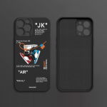 Animatsioon Pehme mood Armas telefon iPhone'ile 13 7 12 Max 11 Plus XR Mini X XS 6 6s 8 Pro 14 Silicon Sirge pehme &uuml;mbrise kate Iphone 14 must