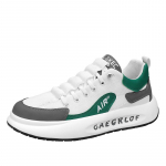 Tursked tossud Meeste Pehme tallaga jooksujalatsid Mood vabaaja mikrofiibernahast &uuml;lemine k&otilde;rgus Suurendatud lameda platvormiga lauajalatsid 39 valge