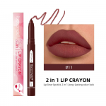 Ibcccndc The New Two -in -one Lip Thread Pens, Waterproof Sweat -proof and Velvet Matte Red Multi -use Lip Thread Pen 01