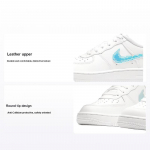 Nike Air Force 1 LV8 PS Digitaalse Swooshiga - Valged Laste tossud Must-valge CW1584-100 28