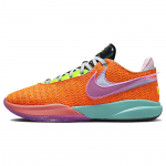 Nike LeBron 20 EP Valitud 1 meeste tossud, oranžid kokku-oranžid, erksad-lillad DJ5422-800 44