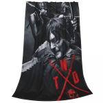&Otilde;udusfilm Walking Dead tekk fliis hirmutav Rick Grimes Daryl Dixon pehme tekk auto diivanile diivanile magamistoa tekk 75x100cm 30x40in