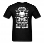 Skull Funny Saying Daddy &Auml;ra jama mu t&uuml;trega Unisex T-s&auml;rgid S