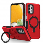 KEYSION p&otilde;rutuskindel &uuml;mbris Samsung A53 5G A73 A33 5G A23 A13 silikoon+arvutir&otilde;nga alus telefoni tagakaas Galaxy A52S 5G A72 A32 jaoks for Samsung A53 5G punane