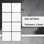 Isekleepuv marmormustriga simuleeritud plaatide kleebis Seinakaunistus WC Veekindel alumiinium-plastpaneel 10pcs