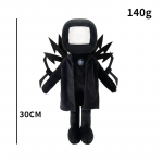 1/6/12 TK Skibidi tualett pl&uuml;&uuml;sist m&auml;nguasi, titan, teler, mees, boss, tualett Multifilmi nukud, t&auml;idisega pehme nukk, j&otilde;ulukingitus lastele s&uuml;nnip&auml;evaks