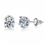 Rohelised k&otilde;rvar&otilde;ngad 0,3-2 ct D v&auml;rvi laboris kasvatatud teemantk&otilde;rvar&otilde;ngad naistele meestele ehted 0.3ct(4mm) and 0.3ct