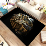 Egiptuse m&uuml;toloogia vaarao hierogl&uuml;&uuml;fide ala vaip, vaip kodu elutoa diivani uksemati sisekujundus, laste libisemiskindel p&otilde;randamatt 40cm x 60cm