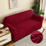 Paks diivanikaitse Jacquard tahke tr&uuml;kitud diivanikatted elutoa diivanikate jaoks nurgadiivani kate L-kujuline 45x45cm-1xpillowcase