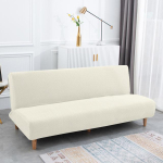 Uus Jacquard kangast k&auml;eta diivanvoodi kate Diivan Kokkupandav diivanvoodi katted Stretch Protector elastne pingi kate Futon M Size elevandiluuvalge