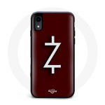 Iphone XS Ozark Season 4 Logo Z &uuml;mbris valge punase taustaga