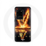 &Uuml;mbris Samsung Galaxy S20 Ultra Vikings Series 6. hooaja logo V tulem&otilde;&otilde;ga mustal taustal