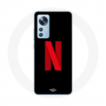 Coque pour Xiaomi Mi 12 / 12X Netflix Logo rouge fond noir