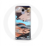 &Uuml;mbris Samsung Galaxy A6 2018 Odeni ja Rayleigh One Piece Anime Manga jaoks