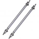 2 TK universaalne esikaitseraua huulejagaja, spoileri tugivarda tugivarras Ford Mustang Focus 2000-2022 autotarvikutele 7.5cm Red