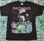 2010 Iron Maiden Final Frontier Us kontserdireis Alien Space Eddy Sz Unisex T-s&auml;rk S