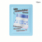 1,5g*12tk Piima niisutav kreem Milk Brightening Cream Kaasaskantav pakett Niisutav ja s&uuml;gavalt toitev nahakreem 12pcs sinine
