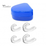 4 tk/komplekt Silikoonist norskamisvastased breketid, mis takistavad norskamist, Nahas&otilde;bralikud kleepuvad hambakaitsed 4pcs