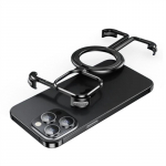 Magsafe telefoni&uuml;mbris iPhone15/pro/max jaoks P&otilde;rutuskindel telefoni kaitseraua, magnetiline juhtmevaba laadimine, mobiiltelefoni kaitsekate iPhone 15 Pro Max must