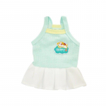 Koerte vaba aja riided Lemmikloomade kleit Kasside kleidid kevadsuveks kutsika seelik jalutuskleit Chihuahua riided Printsessi r&otilde;ivad Kollane XS sinine