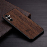 &Uuml;mbris Samsung Galaxy A14 5G funda bambusest puidust mustriga Nahast telefoni kate Luksuslik coque Samsung galaxy jaoks a14 &uuml;mbris capa Galaxy a14 ts&uuml;aan