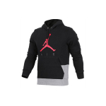 Air Jordan Logo Prindi V&auml;rviplokk Fliisist Kapuutsiga Meeste Kapuuts Must 942776-010 M
