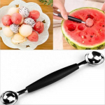 Melon Watermelon Ball Scoop Fruit Spoon Ice Cream Sorbet Stainless Steel Double-end Cooking Tool Kitchen Accessories Gadgets must