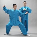 2 tk/komplekt Unisex n&ouml;&ouml;biga plekiga s&auml;rk lahti &uuml;hev&auml;rviline hiina traditsiooniline tai chi &uuml;likond kung fu kandma meeste riideid XL