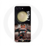 Coque Samsung Galaxy Z Flip5 verstappen &eacute;clair Formule 1 Casque F1