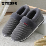 S&uuml;gis/talv meeste ja naiste puhtast puuvillast sussikott soojade sussidega Libisemiskindlad pehme tallaga kingad Lihtsad pl&uuml;&uuml;sist puuvillased kingad 37-38 veinipunane v&auml;rv