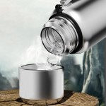 Roostevabast terasest termopudeli kohvitass lekkekindel spordiisolatsiooniga vaakumkruus veekolb 600ml