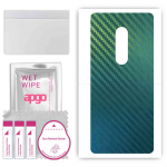 apgo Protective Skin Sticker for the back compatible with Blackview Max 1, Wrap Film, Foil, Vinyl - Pattern Carbon Chameleon CAKA1