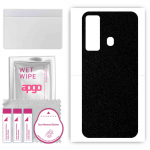 apgo Protective Skin Sticker for the back compatible with Tecno Camon 17, Wrap Film, Foil, Vinyl - Pattern Matte Black