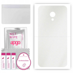 apgo Protective Skin Sticker for the back compatible with Meizu C9 Pro, Wrap Film, Foil, Vinyl - Pattern Matte Transparent